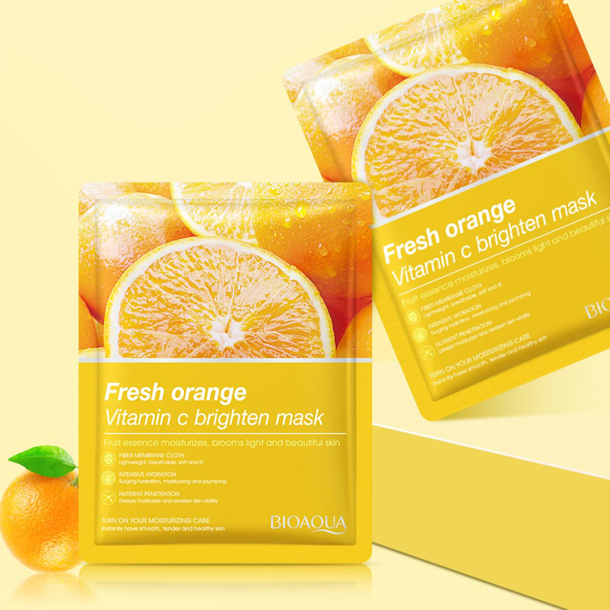 BIOAQUA Fresh Orange  Face Sheet Mask