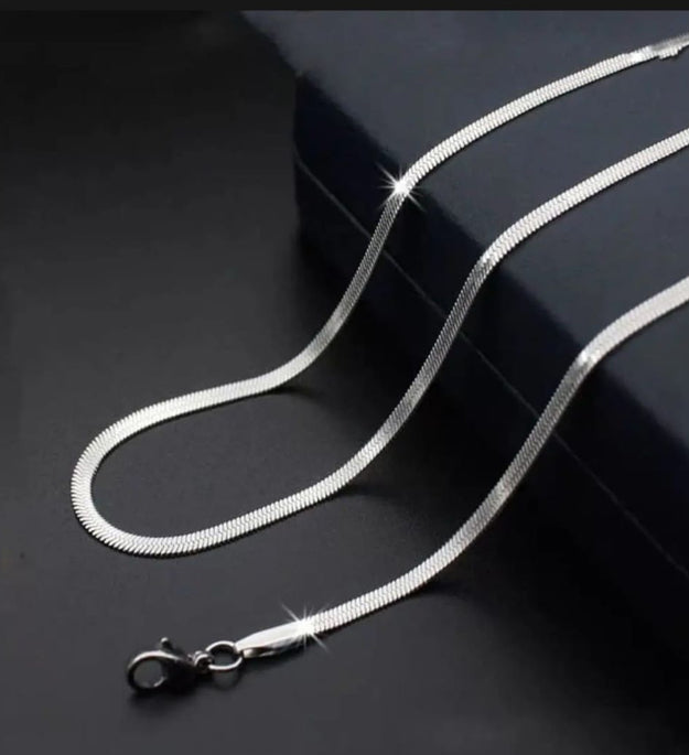 Stylish Silver Snake Chain