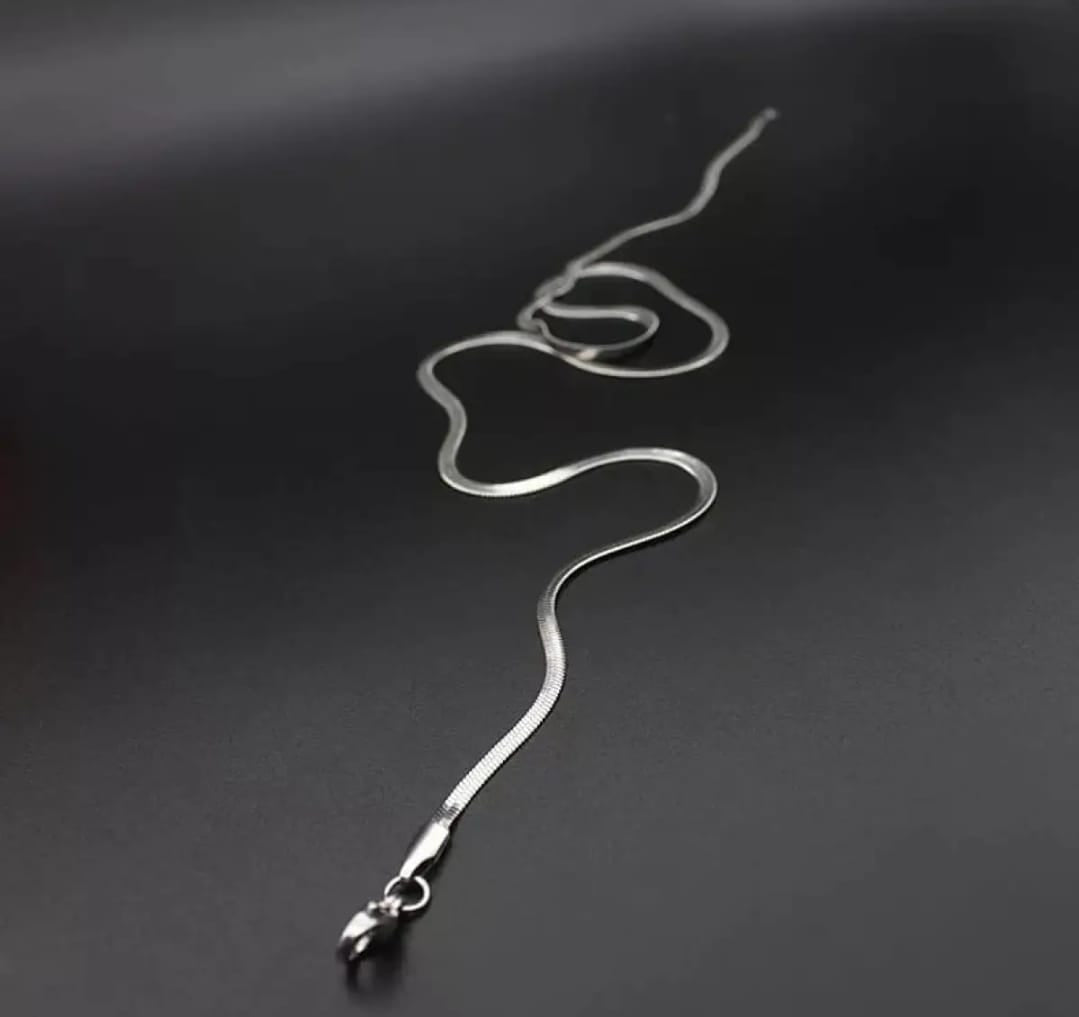 Stylish Silver Snake Chain