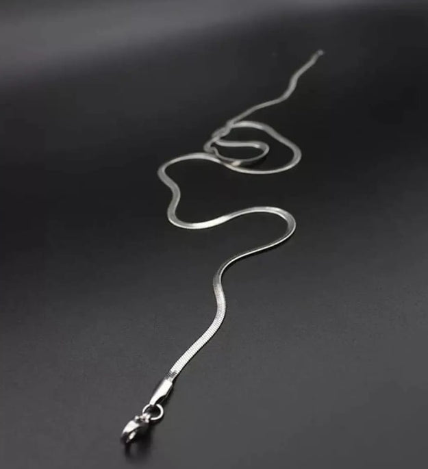 Stylish Silver Snake Chain