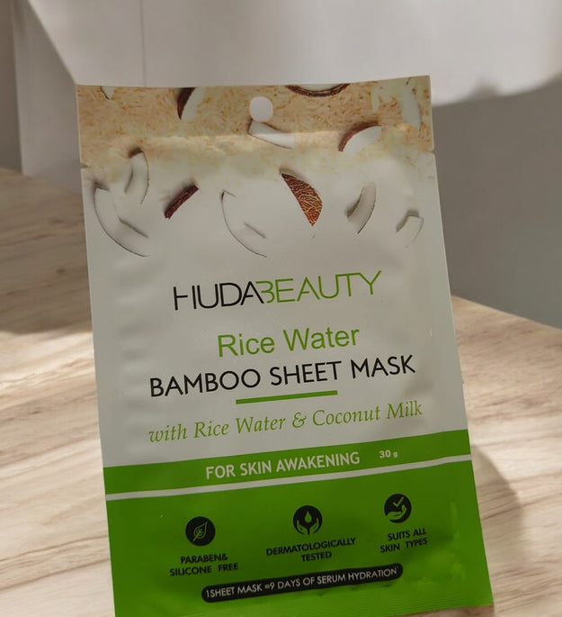 Huda Beauty Rice Water Face Mask Sheet