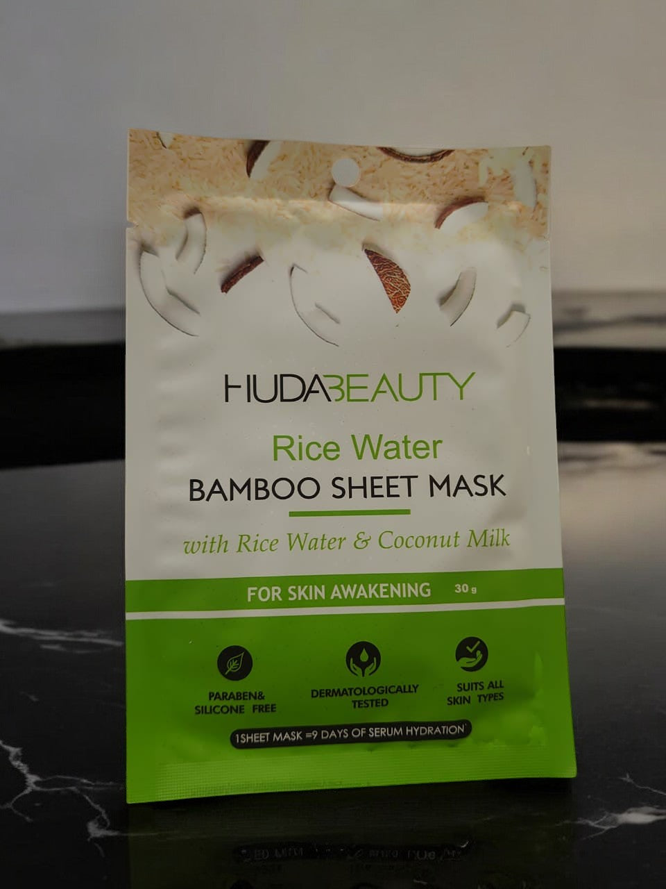 Huda Beauty Rice Water Face Mask Sheet