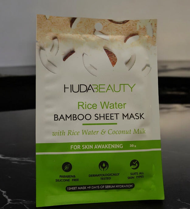 Huda Beauty Rice Water Face Mask Sheet